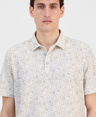 Men's Costa Wave Mosaic Polo Shirt