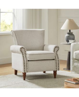 Mooresville Upholstered Armchair with Solid Wood Legs