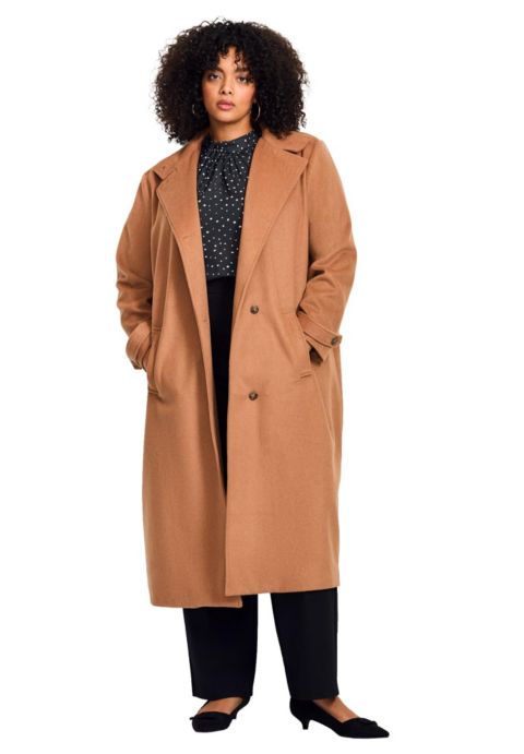 Женские куртки AVENUE Women's Funnel Neck Long Coat