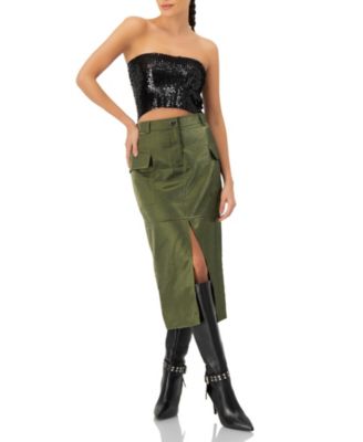 Women's Sequin Tube Top