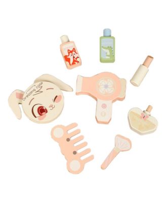 Bear Vanity Set for Girls | Kids Makeup Table with Mirror, Drawer & Pretend Cosmetics