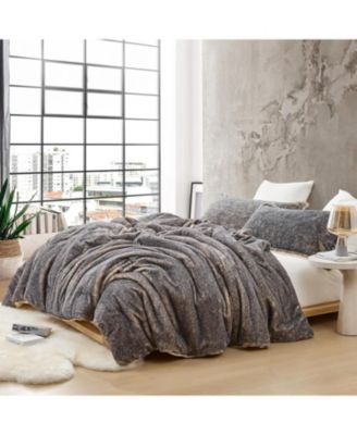 Polar Wolf - Coma Inducer Oversized Twin Comforter Set - Gray Brown