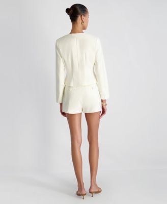 Women's Halsey Twill Tailored Mini Shorts