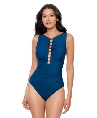 Women's Razzle Dazzle Swizzle One-Piece Underwire Swimsuit