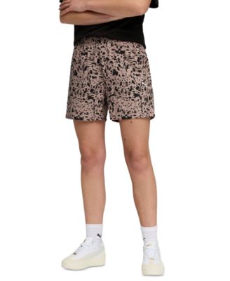 Women's ESS Graphic Animal High-Rise Woven Shorts
