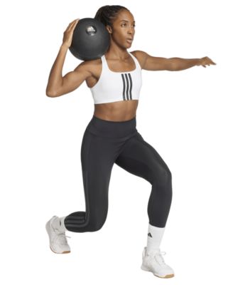 Women's Optime Workout 3-Stripes Medium Support Bra