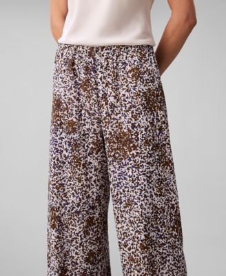 Women's Textured Print Pull-On Pants