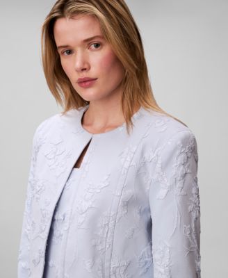 Women's Novelty Crewneck Cropped Jacket