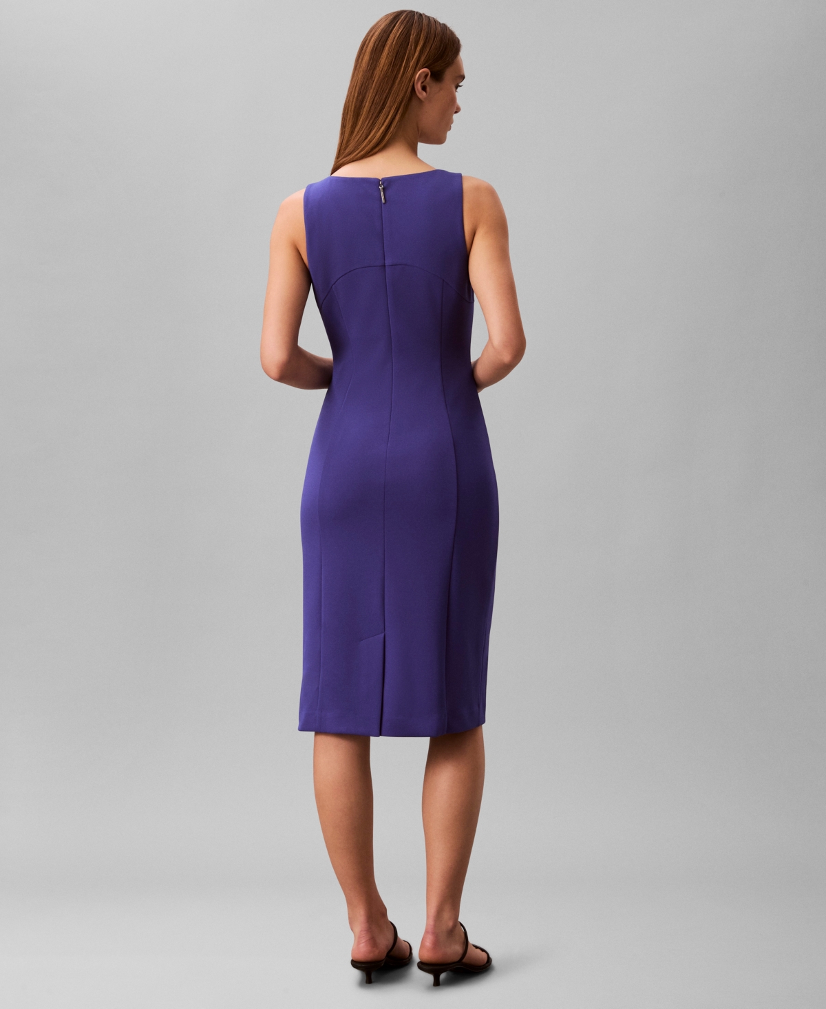 Calvin Klein Women's Sleeveless Scoop Neck Dress