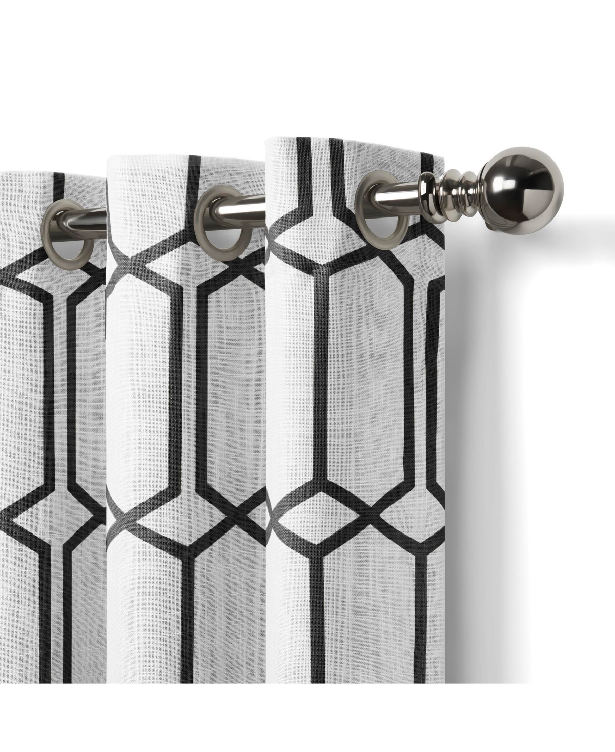 Elrene Home Fashions Kaiden Geometric Room Darkening Window Curtain