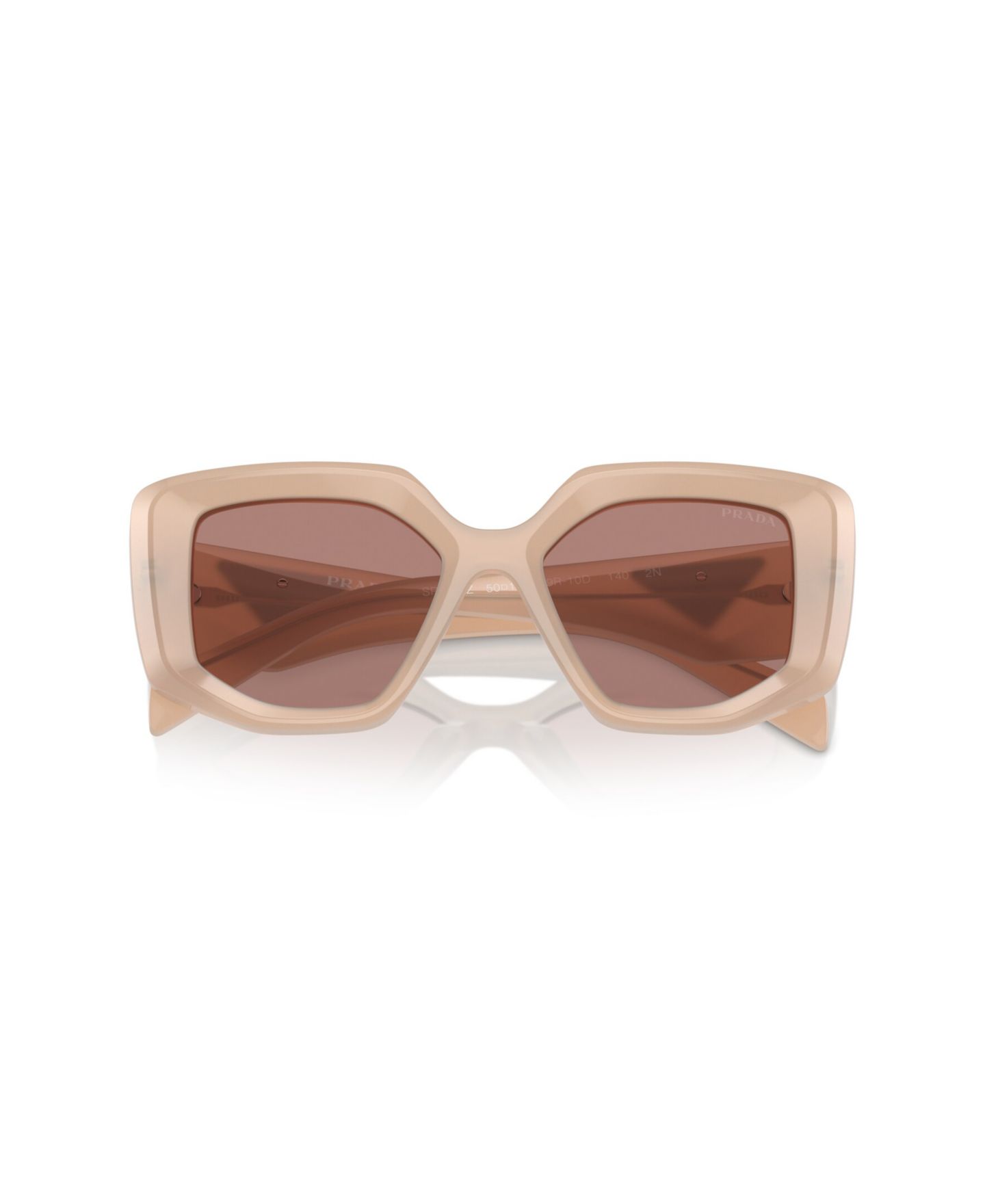 Женские солнцезащитные очки PRADA Geometric Sunglasses, PR 14ZS, цвет: Тёмно-зелёный — фото 5