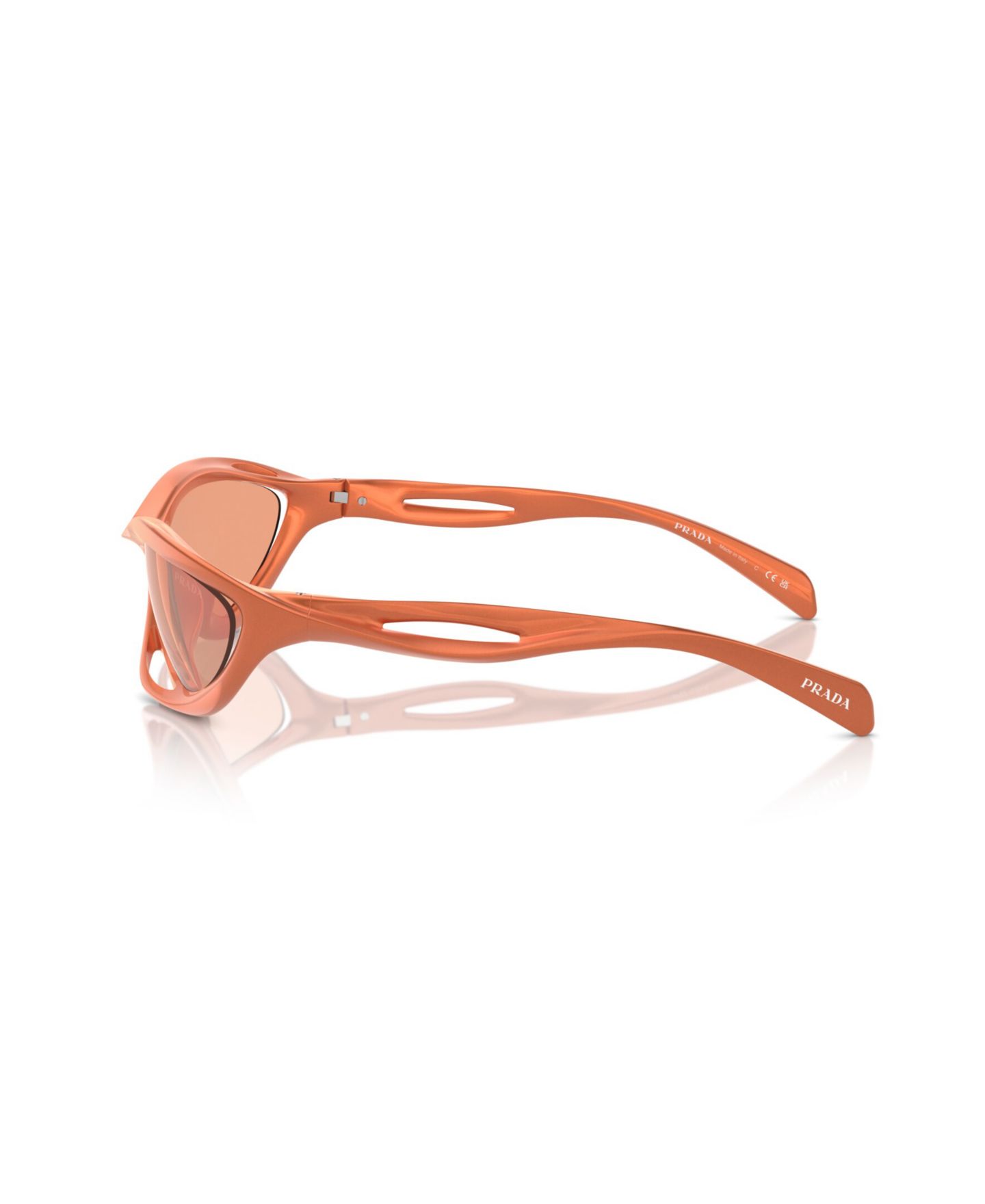 Женские солнцезащитные очки Prada Cat Eye, PR A23S, цвет: Оранжевый — фото 3