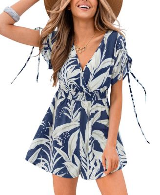 Women's Island Moon Tropical Romper