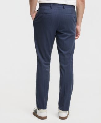 Men's Slim-Fit Pinstripe Pants