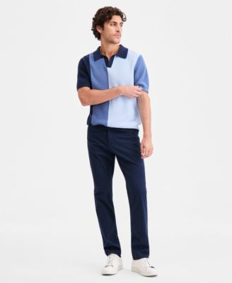 Men's Cotton-Blend 5-Pocket Regular-Fit Pants