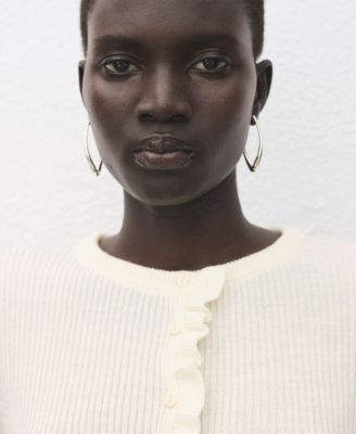 Women's Scalloped Edges Cardigan