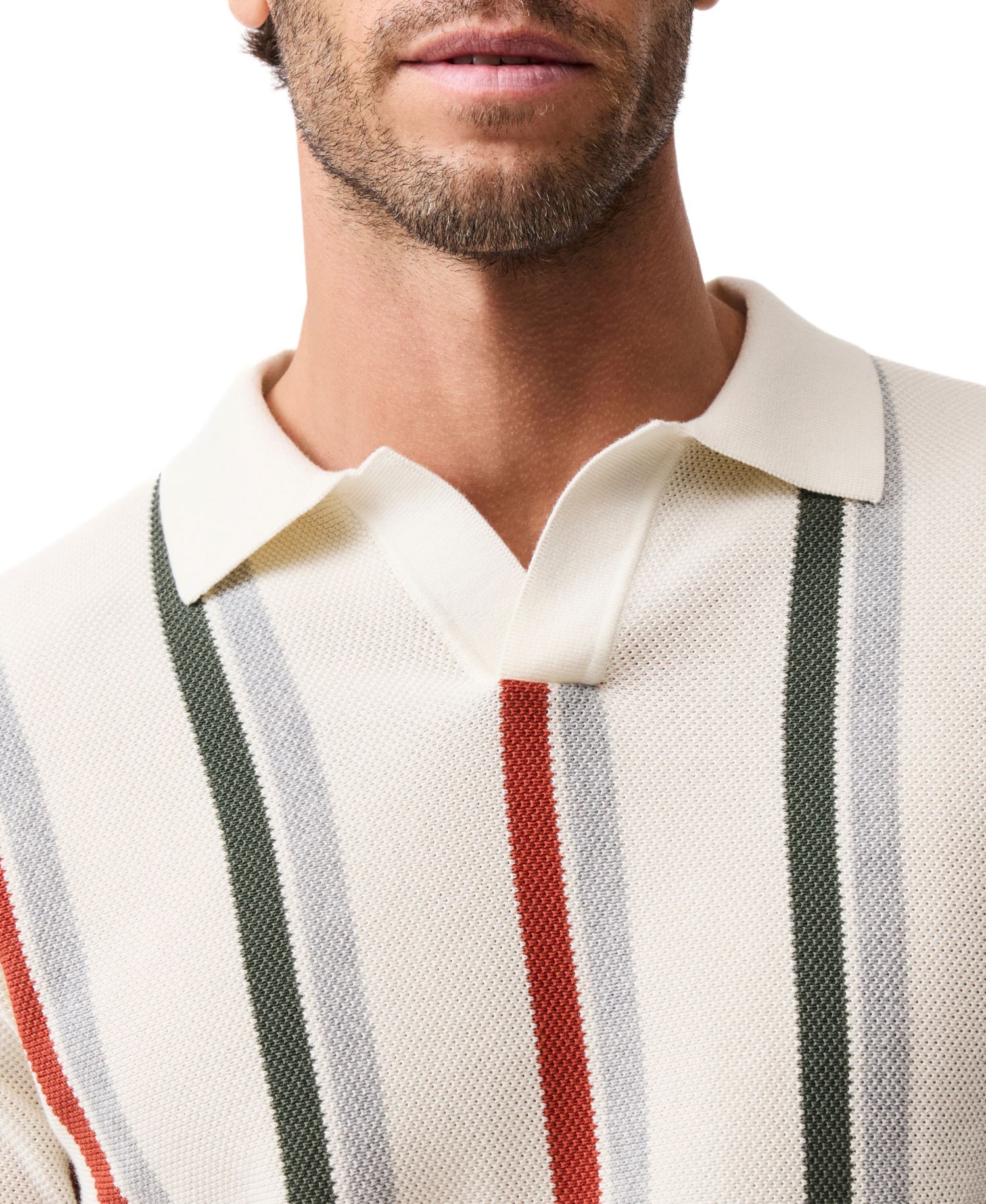 Men's Royce Hill Cotton Knit Polo Shirt
