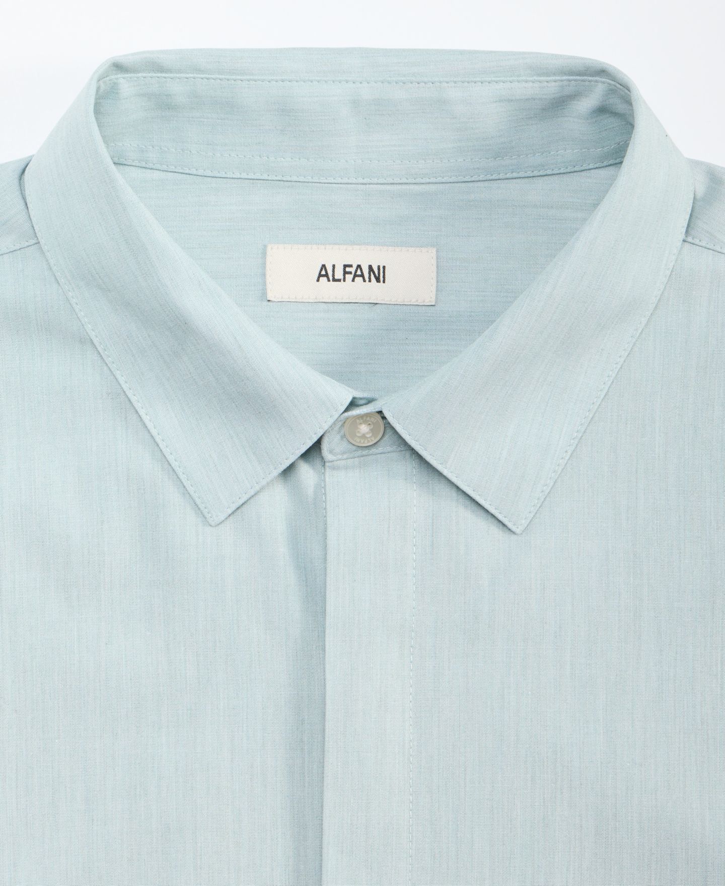 Мужская рубашка Alfani Aflani Luke Cotton Long-Sleeve Button, цвет: Состаренный шалфейный — фото 5