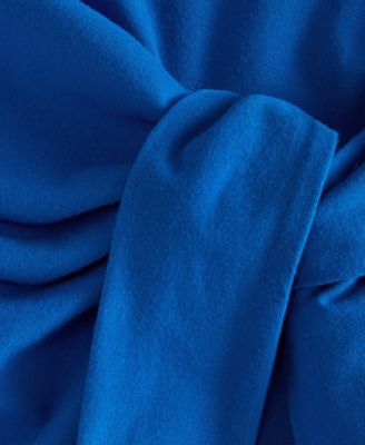 Women's Crewneck Wrap Tie Dress