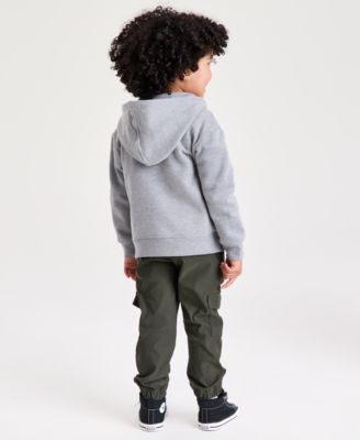 Boys' Toddler 12M-5T Zip-Up Hoodie, Champs Dog T-Shirt & Cargo Jogger Pants