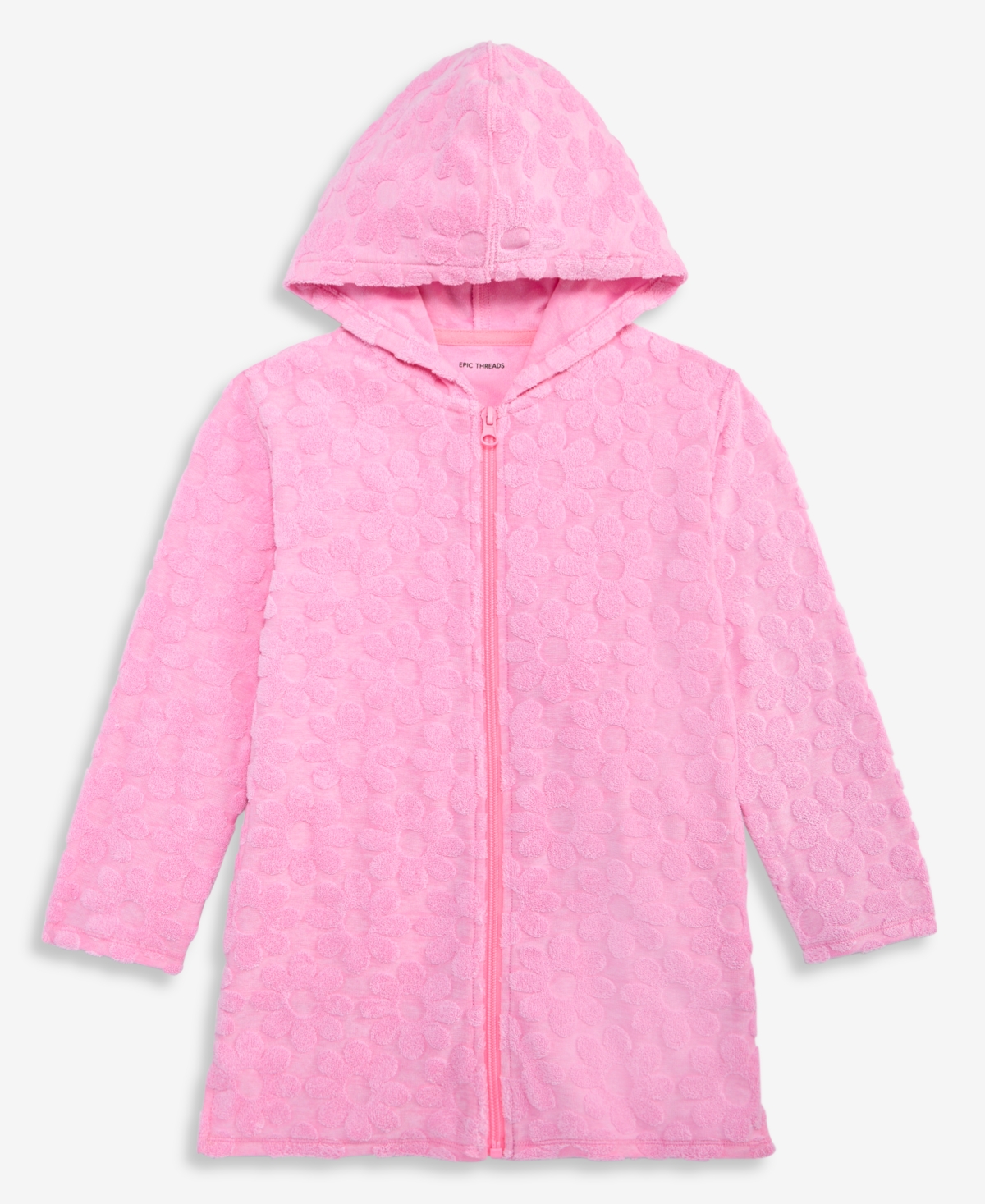 Epic Threads Girls' 2-6X Textured Floral Terry Cover-Up, Macy's Exclusive