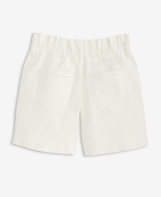 Girls' 5-20 Denim Paperbag Shorts