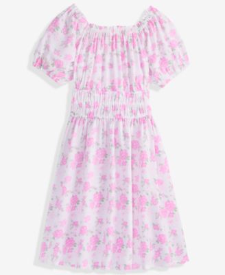 Girls' 5-20 Floral-Print Juliet Dress