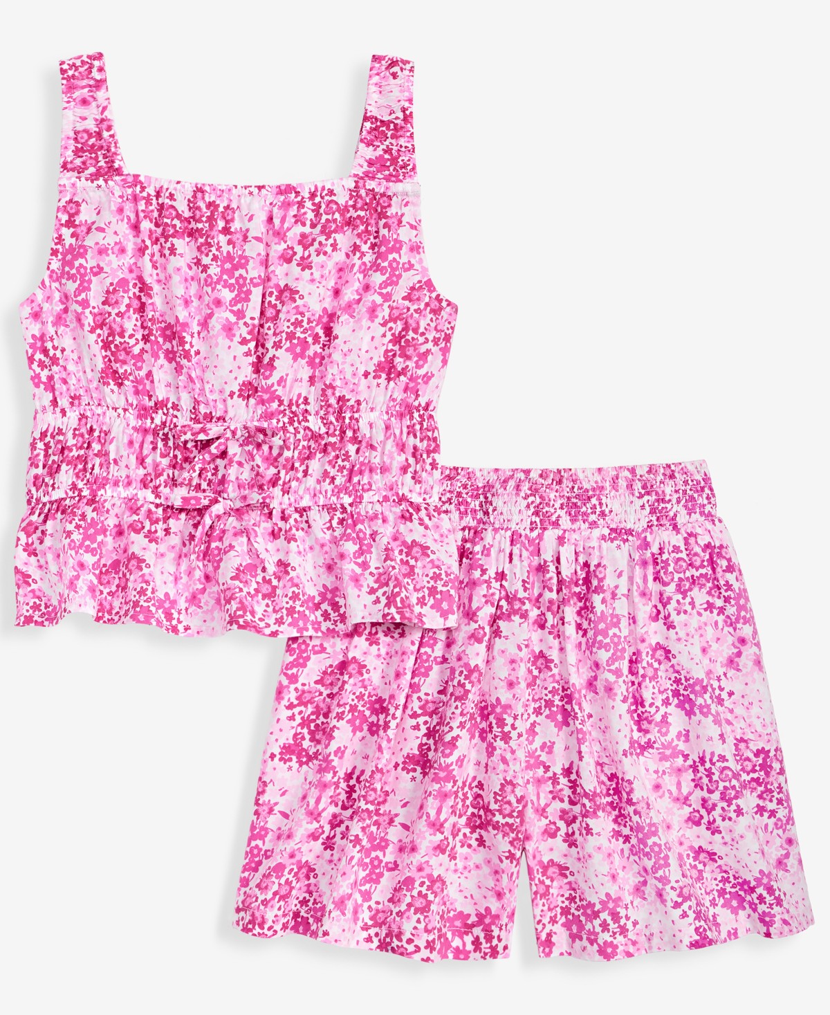 Детские Epic Threads Girls' 5-20 Floral Peplum Top & Shorts, 2-Piece Set — фото 2