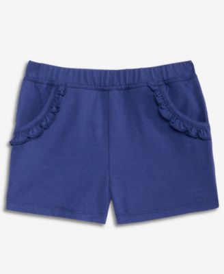 Toddler Girls' 12M-5T Knit Ruffled Shorts