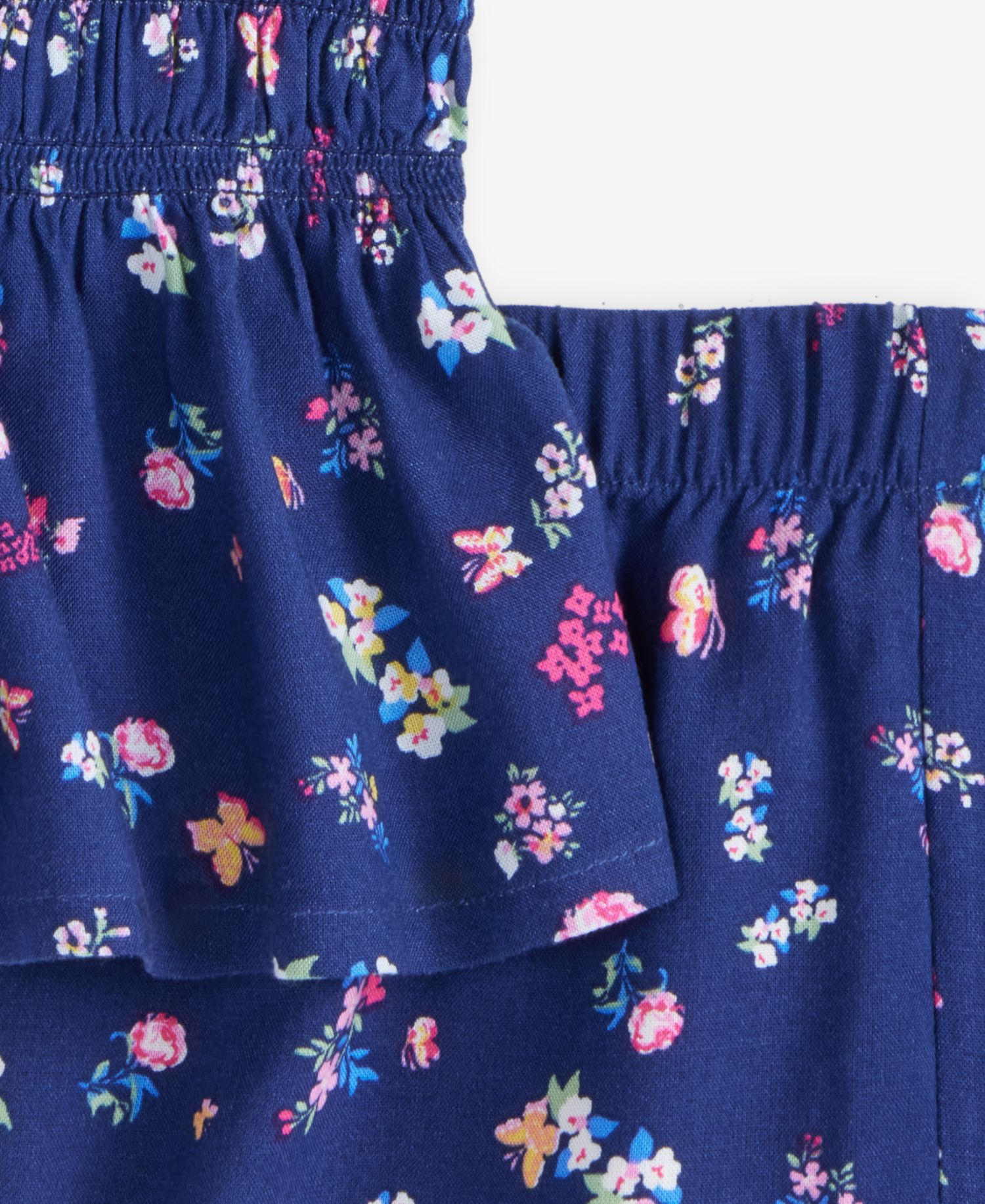 Girls' 12M-5T Floral-Print Top & Shorts, 2-Piece Set