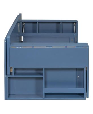  Full Size Daybed with Removable Desk & Storage Drawers