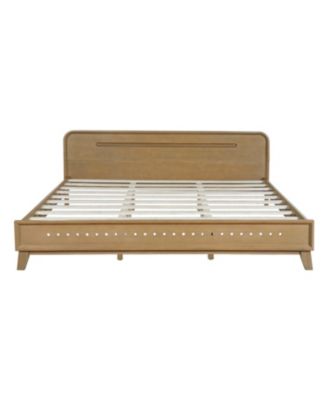  Pine Solid Wood King Bed