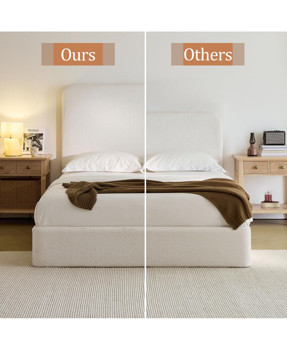 Streamdale Furniture Canter Tall Headboard Upholstered Bed