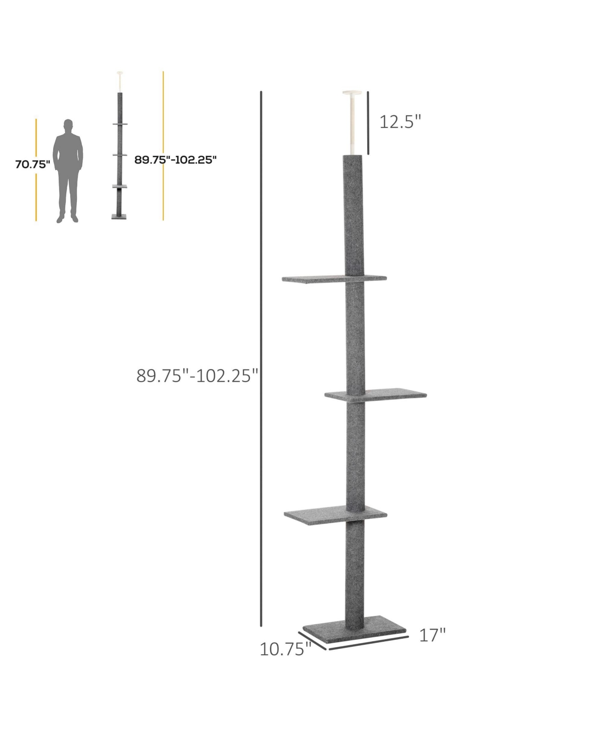 Zeus & Ruta Tall Cat Tree Activity Center