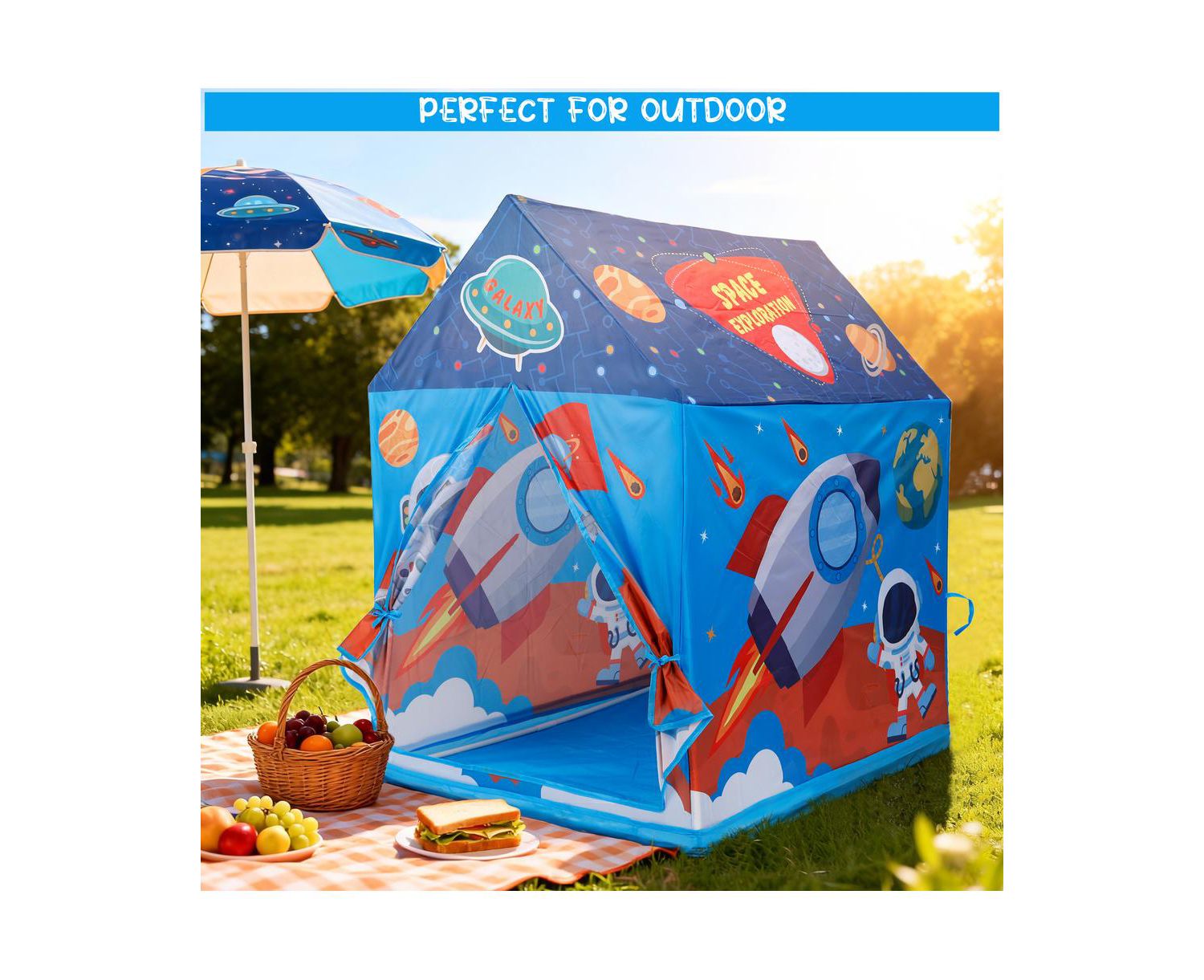 Space-Themed Play Tent