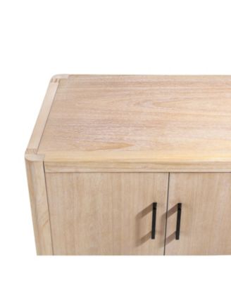 Farmhouse 4-Door Cabinet - Distressed Finish