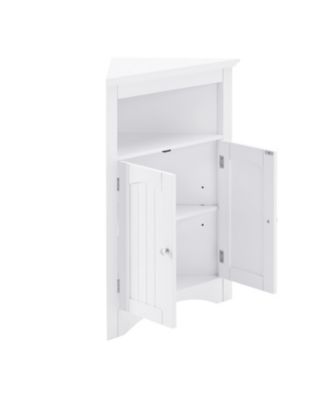  Corner Cabinet with Doors & Shelves