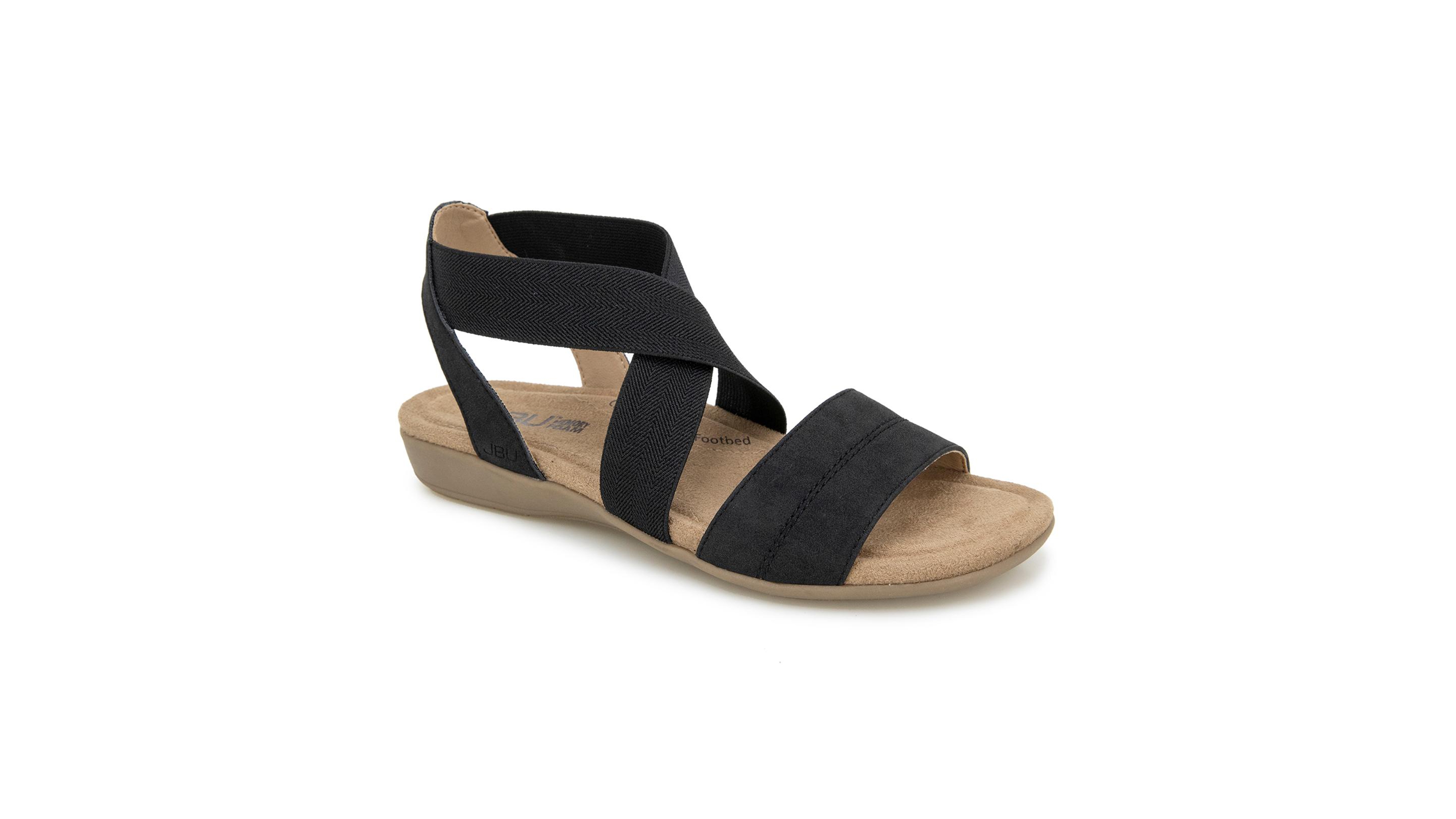 Jbu Women's Meg Casual Flat Sandals