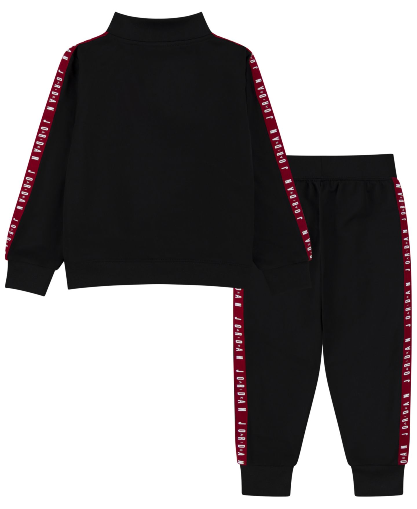 Комплект Jordan Air Tricot Full-Zip Jacket and Pants, 2-Piece Set для мальчиков-малышей, цвет: Чёрный — фото 8