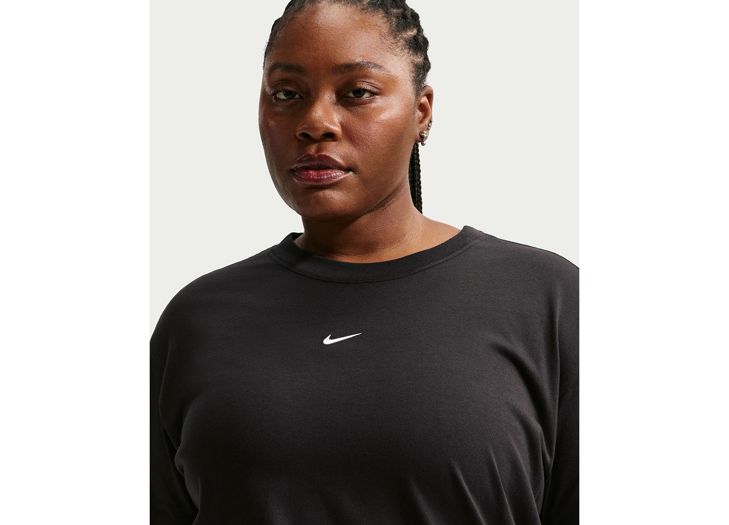 Plus Size Sportswear Crewneck T-Shirt
