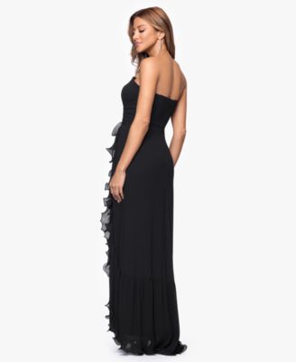 Women's Strapless Long Ball Gown