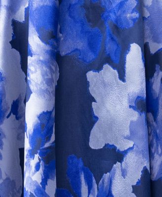 Women's Long Printed Halter Neck Ball Gown