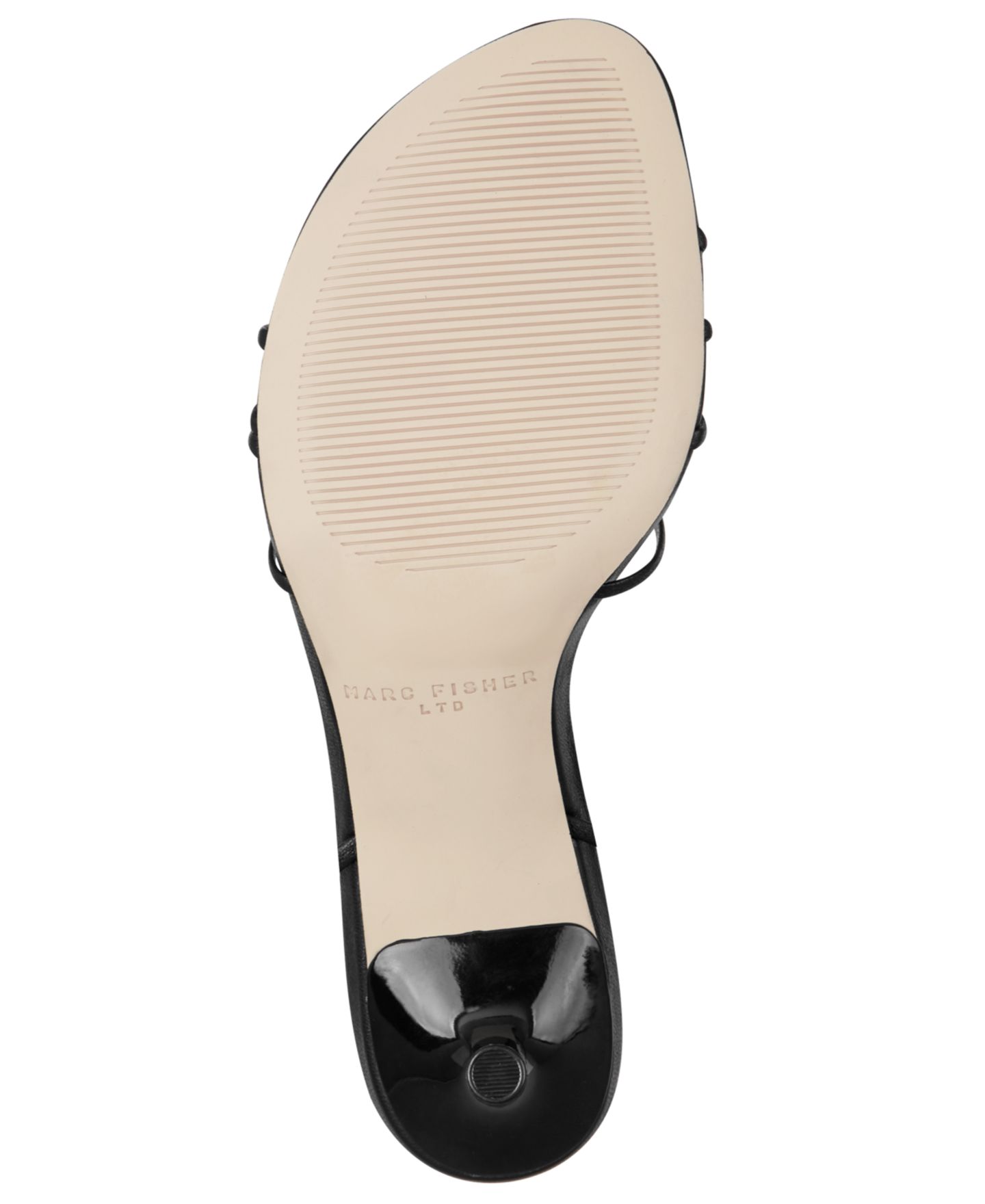 Женские сандалии Marc Fisher LTD Gineva Strappy Tie-Up Dress Sandals, цвет: Чёрный кожаный — фото 5