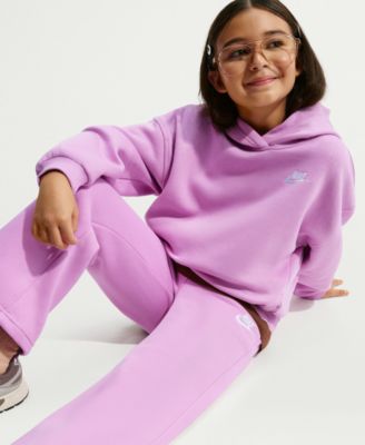 Big Girls Sportswear Club Fleece Wide-Leg Sweatpants