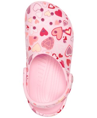 Big Girl's Hearts Classic Clogs from Finish Line