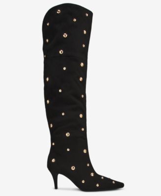 Dalett Stud Over-the-Knee Boots
