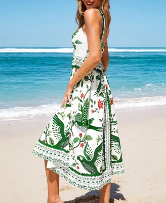 Women's Two Can Tango Tropical Maxi Beach Dress