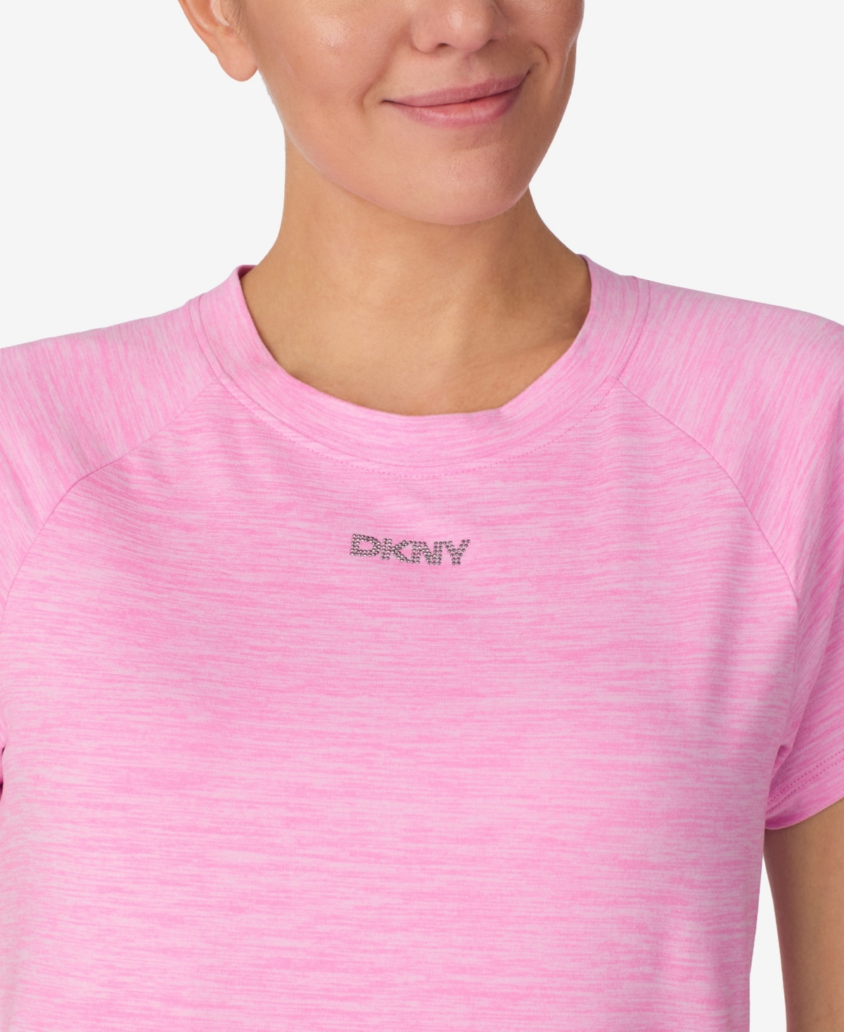 Dkny Women's Short-Sleeve Top and Wide-Leg Jogger Pants, 2-Piece Set