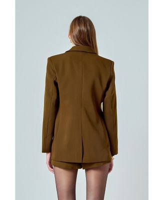 Women's Single-Breasted Blazer