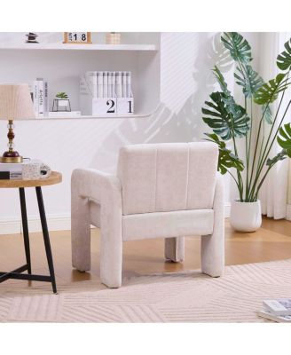 Modern Minimalist Single Armchair for Living Room, Bedroom, Office